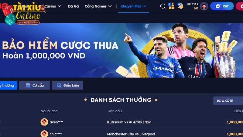 Những gói khuyến mãi khác trên nhà cái DA88 Những gói khuyến mãi khác trên nhà cái DA88