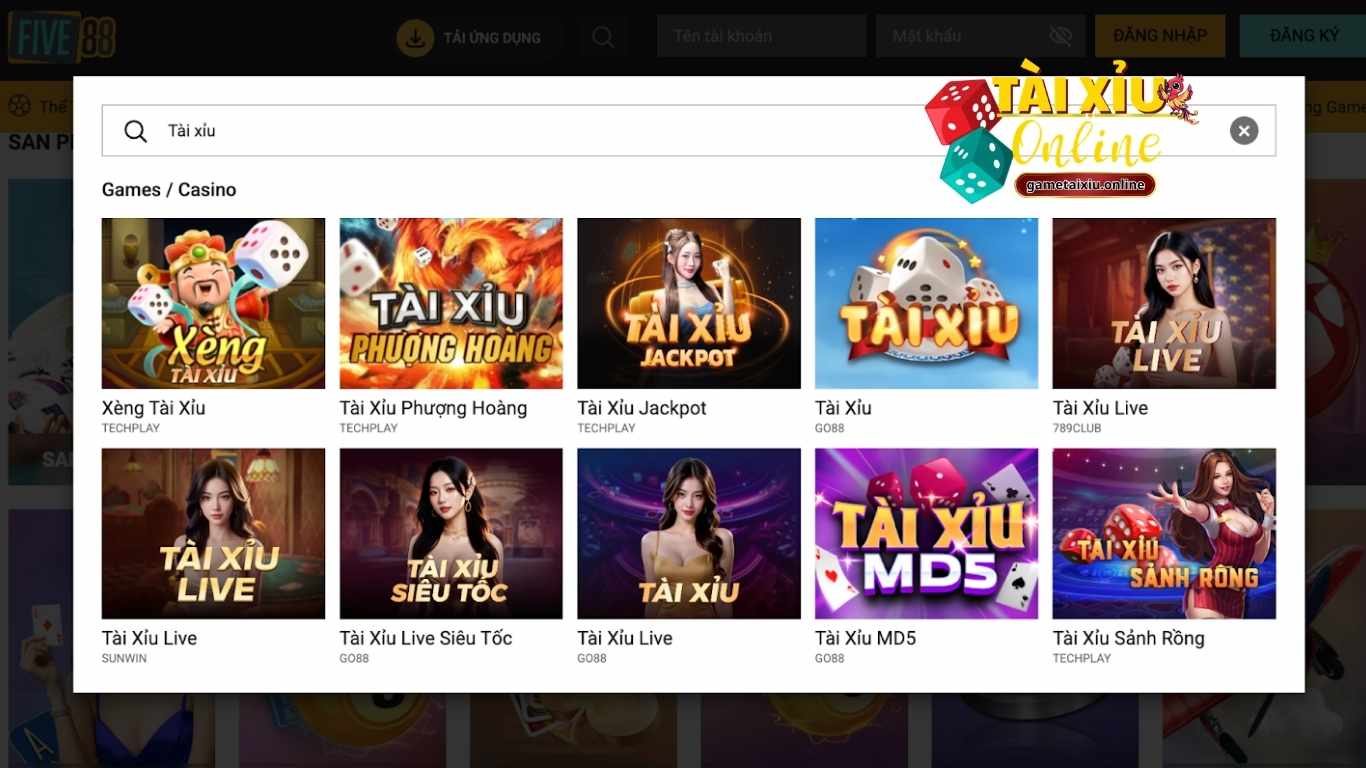 Các game Tài Xỉu hot nhất Các game Tài Xỉu hot nhất