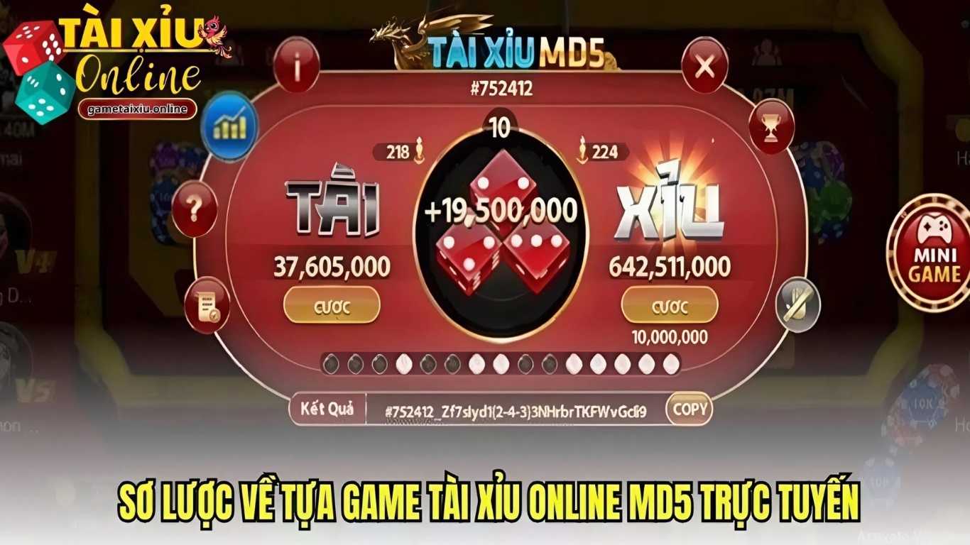 Giới thiệu game tài xỉu MD5 Giới thiệu game tài xỉu MD5