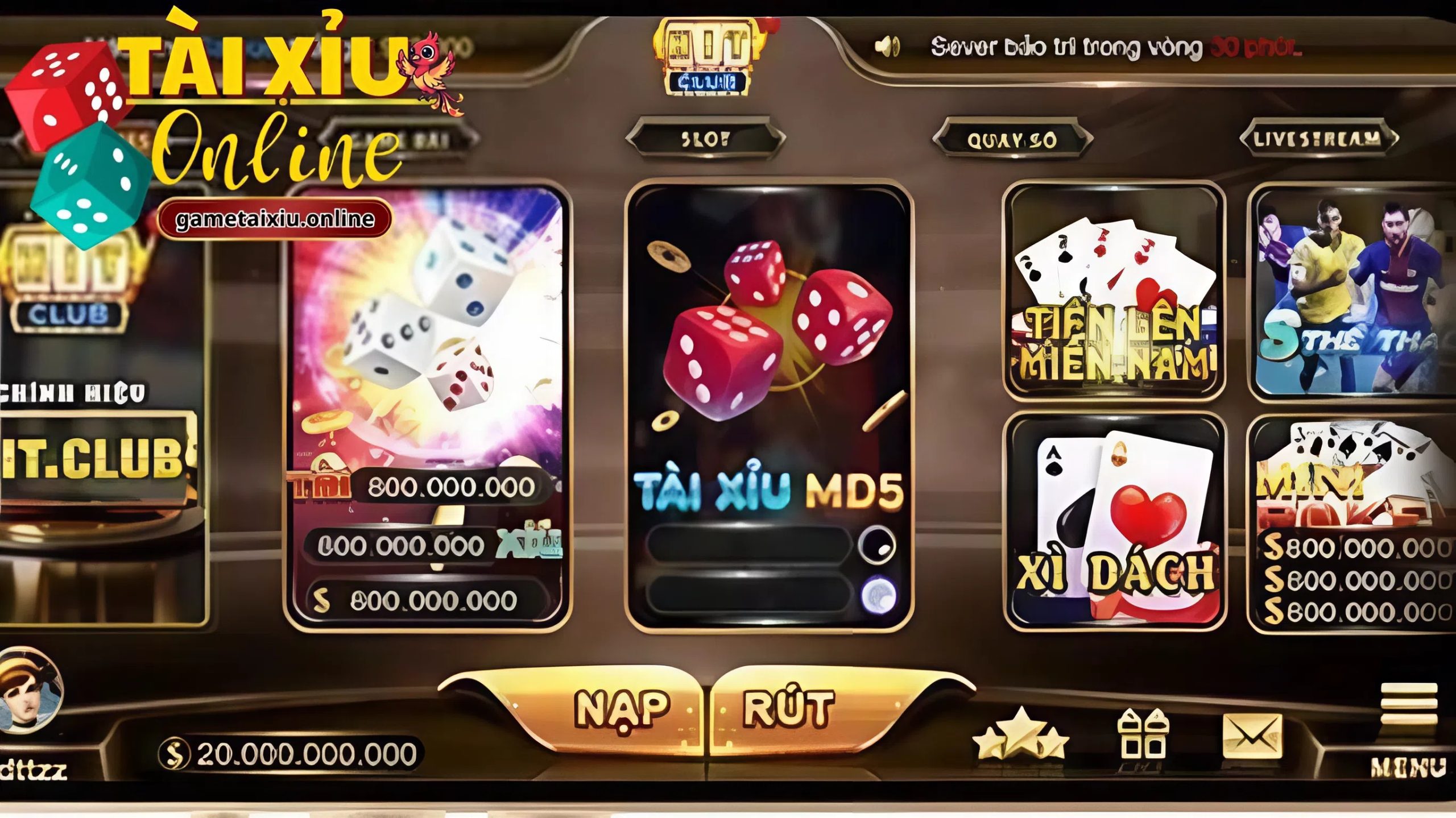 Sảnh game hấp dẫn tại Hitclub Sảnh game hấp dẫn tại Hitclub