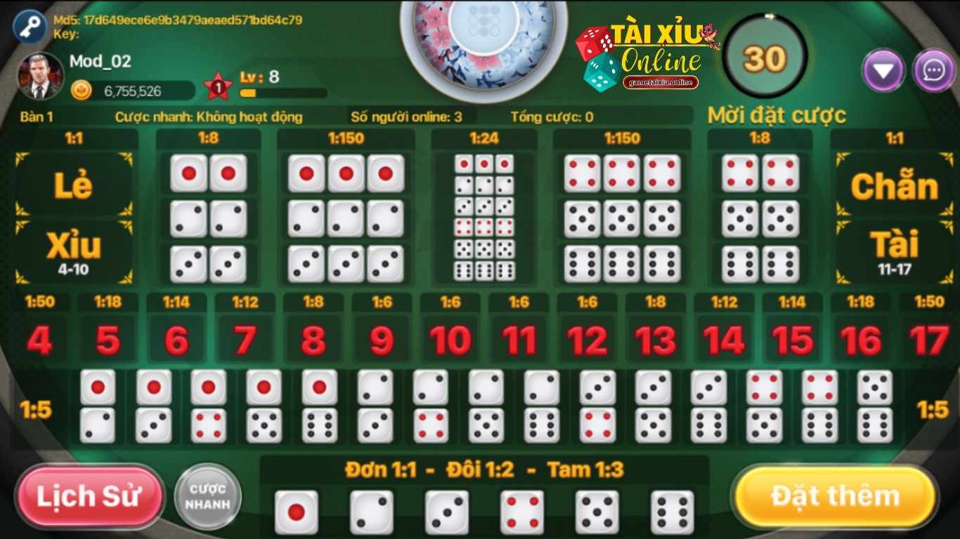 Tổng hợp các game Tài Xỉu Sin88 Tổng hợp các game Tài Xỉu Sin88
