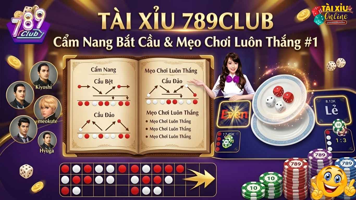 Tài Xỉu 789club – Cẩm Nang Bắt Cầu & Mẹo Chơi Luôn Thắng #1 Tài Xỉu 789club – Cẩm Nang Bắt Cầu & Mẹo Chơi Luôn Thắng #1